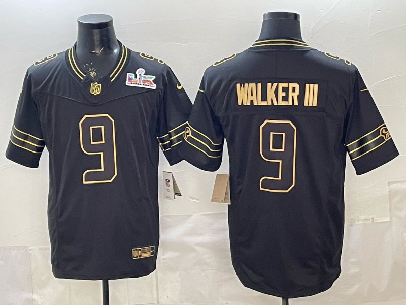 Men Seattle Seahawks #9 Walker iii Black Nike Limited 2026 NFL Jersey 03003->seattle seahawks->NFL Jersey